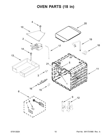 Oven parts (18 in)