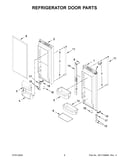 Refrigerator door parts