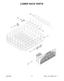 Lower rack parts
