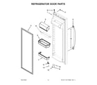 Whirlpool WRS325SDHZ13 refrigerator door parts diagram