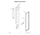 Whirlpool WRS325SDHZ13 freezer door parts diagram