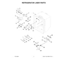 KitchenAid KRFC300EBS10 refrigerator liner parts diagram