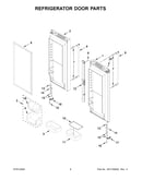 Refrigerator door parts