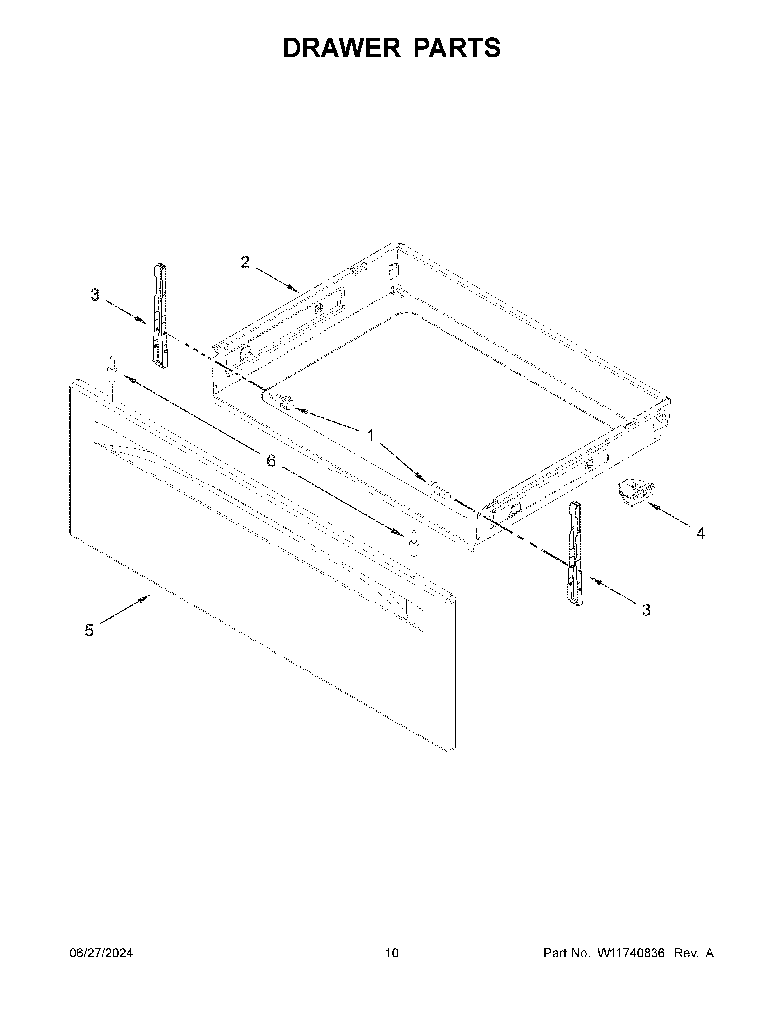Drawer parts