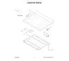 Amana YAER6303MMS1 cooktop parts diagram