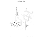 Amana YAER6303MMS1 door parts diagram