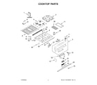 Jenn-Air JDS1750ML0 cooktop parts diagram