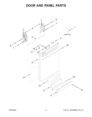 Door and panel parts