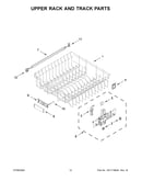 Upper rack and track parts