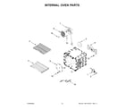 KitchenAid KFGC500JIB07 internal oven parts diagram