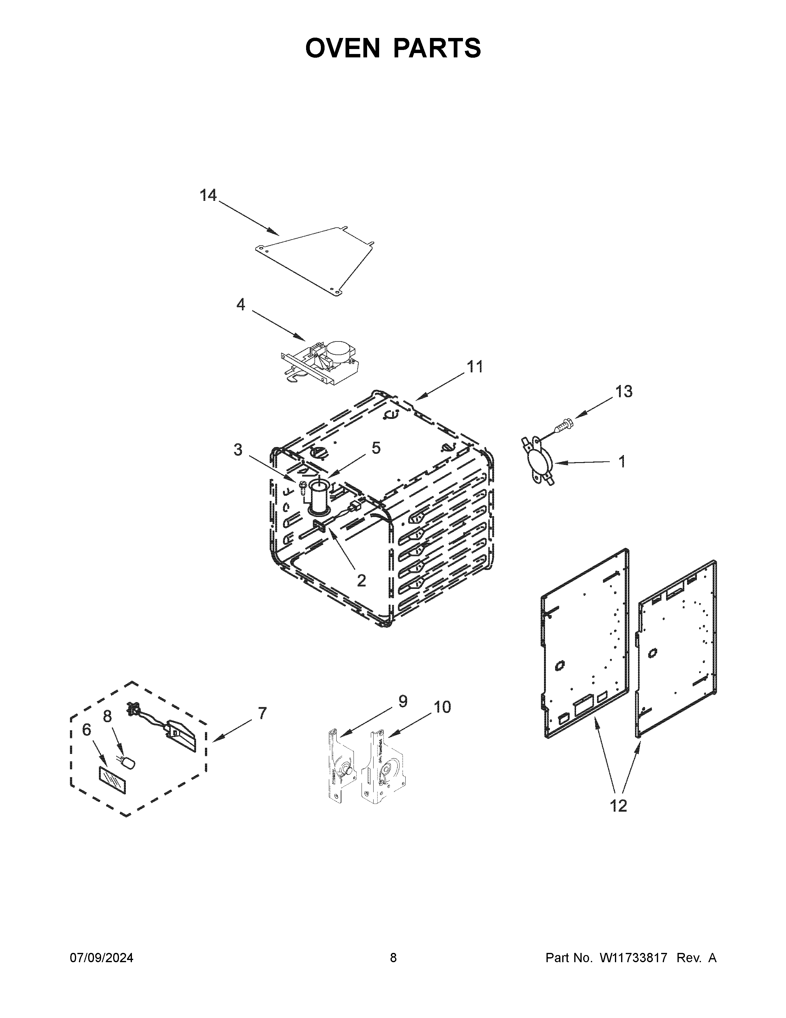 Oven parts