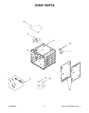 Oven parts