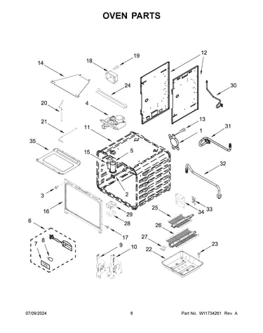 Oven parts