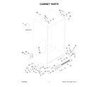 Maytag MSS25N4MKZ10 cabinet parts diagram