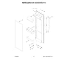 Maytag MSS25N4MKZ10 refrigerator door parts diagram