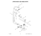 Whirlpool WDPA70SAMZ2 upper wash and rinse parts diagram