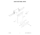 Maytag MDB9959SKZ2 door and panel parts diagram