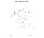 Maytag MDB9979SKZ2 door and panel parts diagram