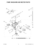Pump, washarm and motor parts