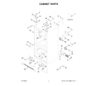 Maytag MFC2062FEZ13 cabinet parts diagram