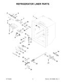 Refrigerator liner parts