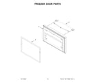 Maytag MFC2062FEZ13 freezer door parts diagram