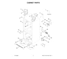 KitchenAid KRFF302EBS07 cabinet parts diagram