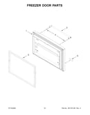 Freezer door parts