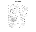 KitchenAid KRFF302EBS07 shelf parts diagram