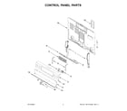 Maytag MFES8030RZ0 control panel parts diagram