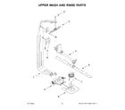 Whirlpool WDTS7024RZ0 upper wash and rinse parts diagram