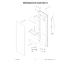 Amana ASI2175GRW10 refrigerator door parts diagram