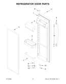 Refrigerator door parts