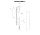 Amana ASI2175GRW10 freezer door parts diagram