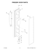 Freezer door parts