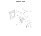 Amana ASI2175GRW10 dispenser parts diagram