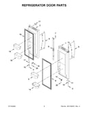 Refrigerator door parts
