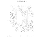 Whirlpool WRF560SEHZ05 cabinet parts diagram