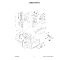 Whirlpool WRF560SEHZ05 liner parts diagram