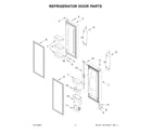 Whirlpool WRF560SEHZ05 refrigerator door parts diagram