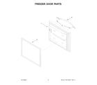 Whirlpool WRF560SEHZ05 freezer door parts diagram