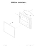 Freezer door parts