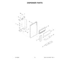 Whirlpool WRF560SEHZ05 dispenser parts diagram