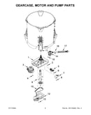 Gearcase, motor and pump parts