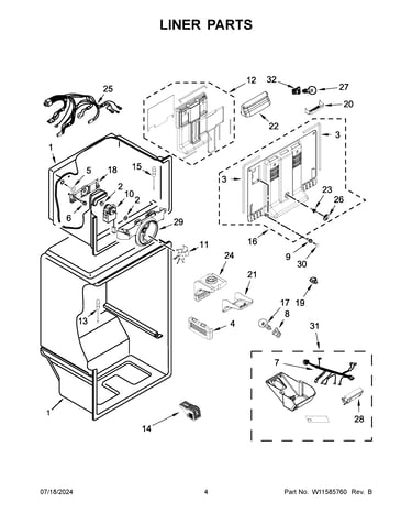 Liner parts
