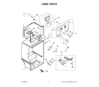 Whirlpool WRT318FZDM09 liner parts diagram