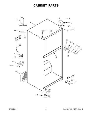 Cabinet parts