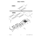 Maytag MRT118FFFZ10 shelf parts diagram