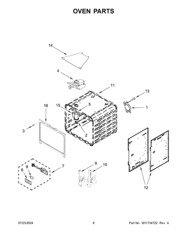 Oven parts
