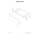 Whirlpool YWFC150M0JB4 drawer parts diagram